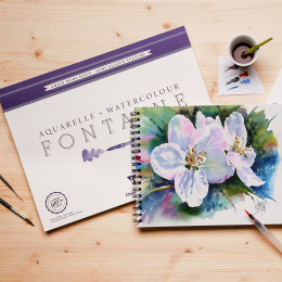 Fontaine Watercolor block Semi-Glazed 18x24 cm 300g in the group Paper & Pads / Artist Pads & Paper / Watercolour Pads at Pen Store (136158)