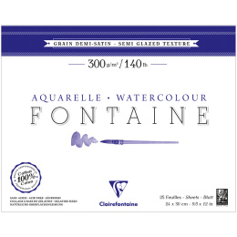 Fontaine Watercolor block Semi-Glazed 24x30 cm 300g in the group Paper & Pads / Artist Pads & Paper / Watercolour Pads at Pen Store (136159)