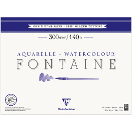 Fontaine Watercolor block Semi-Glazed 36x48 cm 300g in the group Paper & Pads / Artist Pads & Paper / Watercolour Pads at Pen Store (136161)