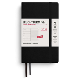 Planner Weekly Planner & Notebook 2026 A6 Black in the group Paper & Pads / Planners / 12-Month Planners at Pen Store (136230) Planner Weekly Planner & Notebook 2026 A6 Black in the group Paper & Pads / Planners / 12-Month Planners at Pen Store (136230)