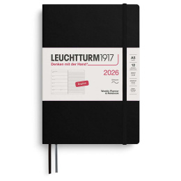 Planner Weekly Planner & Notebook 2026 A5 Soft Cover Black in the group Paper & Pads / Planners / 12-Month Planners at Pen Store (136238) Planner Weekly Planner & Notebook 2026 A5 Soft Cover Black in the group Paper & Pads / Planners / 12-Month Planners at Pen Store (136238)
