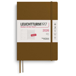 Planner Weekly Planner & Notebook 2026 A5 Soft Cover Spice Brown in the group Paper & Pads / Planners / 12-Month Planners at Pen Store (136250)