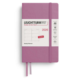 Planner Weekly Planner 2026 A6 Dusty Rose in the group Paper & Pads / Planners / 12-Month Planners at Pen Store (136260)