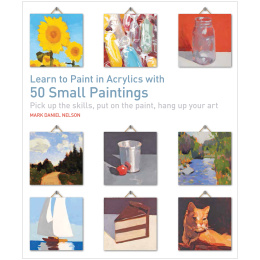 Learn to Paint in Acrylics with 50 Small Paintings in the group Hobby & Creativity / Books / Art Instruction Books at Pen Store (136299)