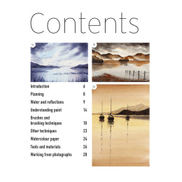 The Easy Guide to Painting Water in Watercolour in the group Hobby & Creativity / Books / Art Instruction Books at Pen Store (136317)