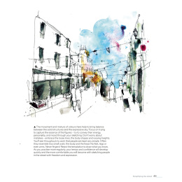 Line & Wash in the Urban Landscape in the group Hobby & Creativity / Books / Inspirational Books at Pen Store (136325)