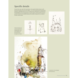 Line & Wash in the Urban Landscape in the group Hobby & Creativity / Books / Inspirational Books at Pen Store (136325)