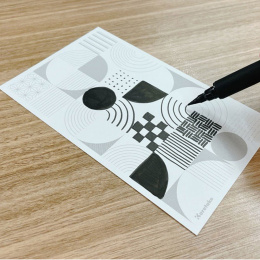 Bimoji Fude Brush Pen Set of 5 in the group Pens / Artist Pens / Brush Pens at Pen Store (136420)