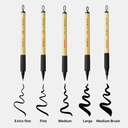 Bimoji Fude Brush Pen Set of 5 in the group Pens / Artist Pens / Brush Pens at Pen Store (136420)