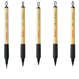 Bimoji Fude Brush Pen Set of 5 in the group Pens / Artist Pens / Brush Pens at Pen Store (136420)