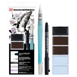 Illustration Watercolour Set in the group Art Supplies / Artist colours / Watercolour Paint / Watercolour pans at Pen Store (136421)