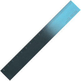 Ruler Aluminium 15 cm Black/Turquoise in the group Hobby & Creativity / Hobby Accessories / Rulers at Pen Store (136440)