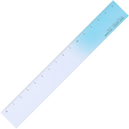 Ruler Aluminium 15 cm Silver/Turquoise in the group Hobby & Creativity / Hobby Accessories / Rulers at Pen Store (136441)