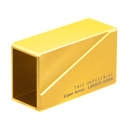 Eraser Industrial Aluminium Gold in the group Pens / Pen Accessories / Erasers at Pen Store (136454)