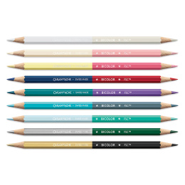 Bicolor Alpine Frost 9‑set + brush in the group Pens / Artist Pens / Watercolour Pencils at Pen Store (136599)