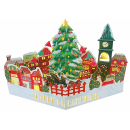 Popup Christmas card Christmas tree in the group Hobby & Creativity / Holidays and seasons / Cards and envelopes at Pen Store (136613)