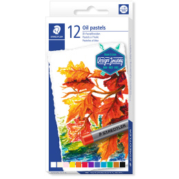 Oil Pastels Set of 12 in the group Art Supplies / Crayons & Graphite / Pastel Crayons at Pen Store (136625)