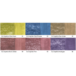 Graphitint XL Blocks Tin Set of 6 in the group Art Supplies / Crayons & Graphite / Graphite & Pencils at Pen Store (136638)