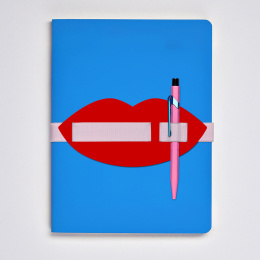 Notebook Voyager L Light - Lips in the group Paper & Pads / Note & Memo / Notebooks & Journals at Pen Store (136653)