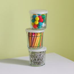 Storage Jar First Glass Clear in the group Hobby & Creativity / Organize / Storage  at Pen Store (136658)