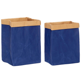 Paper basket Blue Storage Basket Set of 2 in the group Hobby & Creativity / Organize / Storage  at Pen Store (136659)