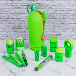Pen Case Hoop Vacuum Neon Green in the group Kids / Kids' Pens / Pencil case for kids at Pen Store (136948)