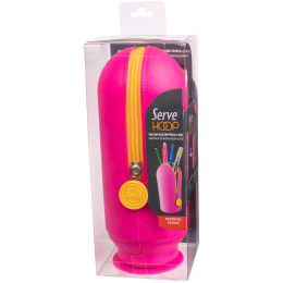 Pen Case Hoop Vacuum Neon Pink in the group Kids / Kids' Pens / Pencil case for kids at Pen Store (136949)