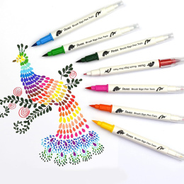 Brush Sign Pen Twin 30-pack + Zipper Pouch in the group Pens / Artist Pens / Brush Pens at Pen Store (137002)