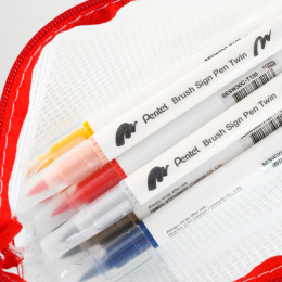 Brush Sign Pen Twin 30-pack + Zipper Pouch in the group Pens / Artist Pens / Brush Pens at Pen Store (137002)