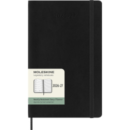 Planner 18M WeekNote Soft Cover Large Black in the group Paper & Pads / Planners / 18-Month Planners at Pen Store (137008)
