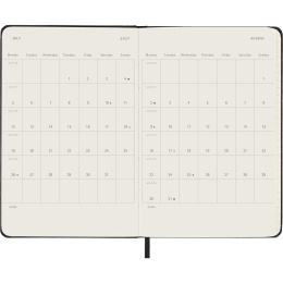 Planner 18M WeekNote Hard Cover Pocket Black in the group Paper & Pads / Planners / 18-Month Planners at Pen Store (137010)