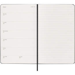 Planner 18M WeekNote Hard Cover Large Black in the group Paper & Pads / Planners / 18-Month Planners at Pen Store (137011)