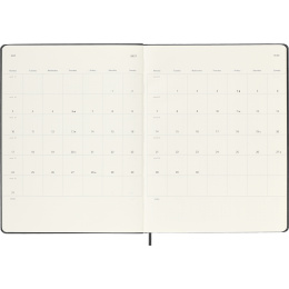 Planner 18M WeekNote Hard Cover XL Black in the group Paper & Pads / Planners / 18-Month Planners at Pen Store (137012)