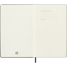 Planner 18M Weekly Hard Cover Horisontell Large Black in the group Paper & Pads / Planners / 18-Month Planners at Pen Store (137014)