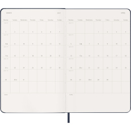 Planner 18M WeekNote Hard Cover Large Sapphire Blue in the group Paper & Pads / Planners / 18-Month Planners at Pen Store (137017)