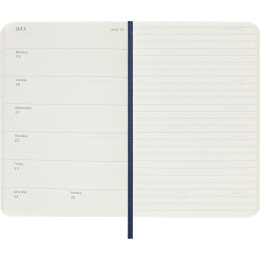 Planner 18M WeekNote Soft Cover Pocket Sapphire Blue in the group Paper & Pads / Planners / 18-Month Planners at Pen Store (137018)