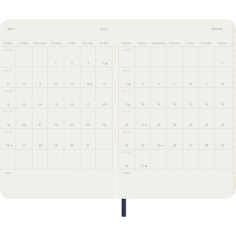 Planner 18M WeekNote Soft Cover Pocket Sapphire Blue in the group Paper & Pads / Planners / 18-Month Planners at Pen Store (137018)