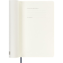 Planner 18M WeekNote Soft Cover Large Sapphire Blue in the group Paper & Pads / Planners / 18-Month Planners at Pen Store (137019)
