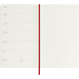 Planner 18M WeekNote Soft Cover Large Red in the group Paper & Pads / Planners / 18-Month Planners at Pen Store (137020)
