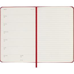 Planner 18M WeekNote Hard Cover Pocket Red in the group Paper & Pads / Planners / 18-Month Planners at Pen Store (137021)