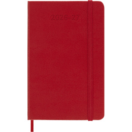 Planner 18M WeekNote Hard Cover Pocket Red in the group Paper & Pads / Planners / 18-Month Planners at Pen Store (137021)