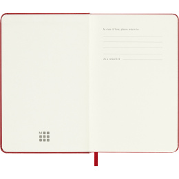 Planner 18M WeekNote Hard Cover Pocket Red in the group Paper & Pads / Planners / 18-Month Planners at Pen Store (137021)