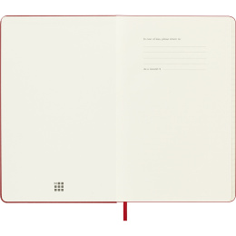Planner 18M WeekNote Hard Cover Large Red in the group Paper & Pads / Planners / 18-Month Planners at Pen Store (137022)