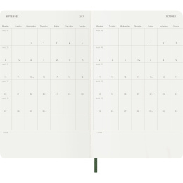 Planner 18M WeekNote Soft Cover Large Myrtle Green in the group Paper & Pads / Planners / 18-Month Planners at Pen Store (137023)