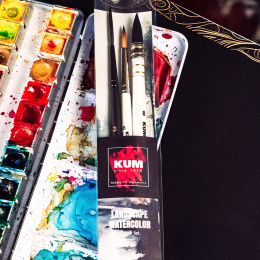 Synthetic Brushes Watercolour Landscape 3-piece Set in the group Art Supplies / Brushes / Watercolour Brushes at Pen Store (137035)