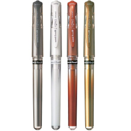 Signo Broad UM-153 Gel 4-piece set in the group Pens / Writing / Gel Pens at Pen Store (137113)