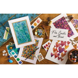 Creative Abstract Mixed Media in the group Hobby & Creativity / Books / Inspirational Books at Pen Store (137170)