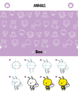 Kawaii Cute and Easy Drawing Deck in the group Hobby & Creativity / Books / Art Instruction Books at Pen Store (137175)