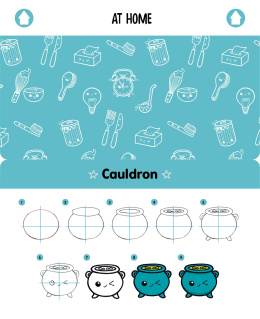 Kawaii Cute and Easy Drawing Deck in the group Hobby & Creativity / Books / Art Instruction Books at Pen Store (137175)