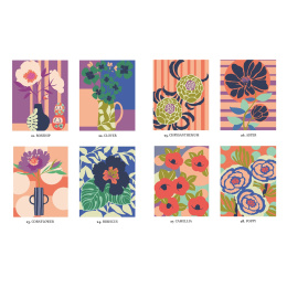 Mystery Coloring Flowers in the group Hobby & Creativity / Books / Adult Coloring Books at Pen Store (137180)